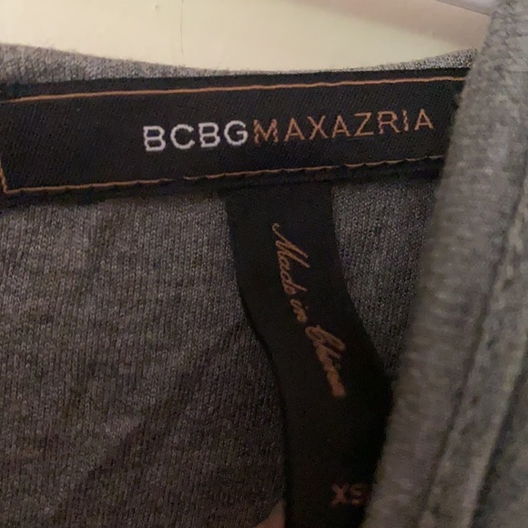 Bcbg gray long sleeve blouse size: XS - Picture 4 of 8